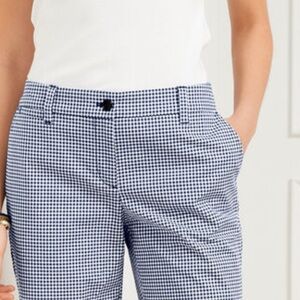 Talbots Blue and White Gingham Women's Shorts